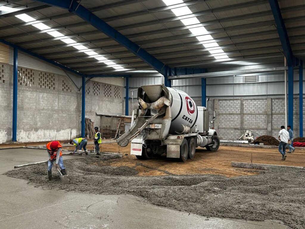 พื้นที่ให้รถโม่ปูนเข้า