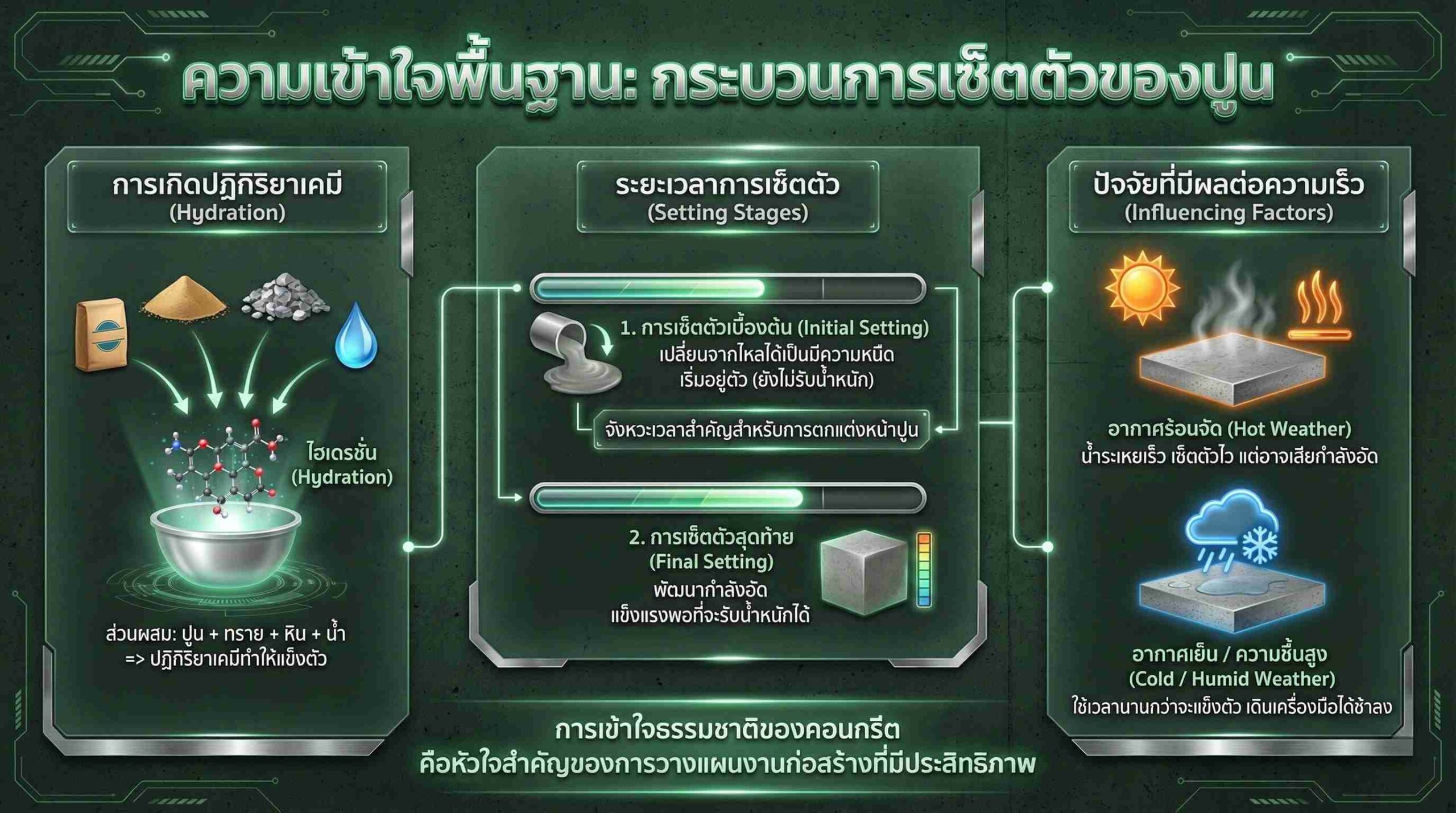 ระยะเวลาการเซตตัวของปูน